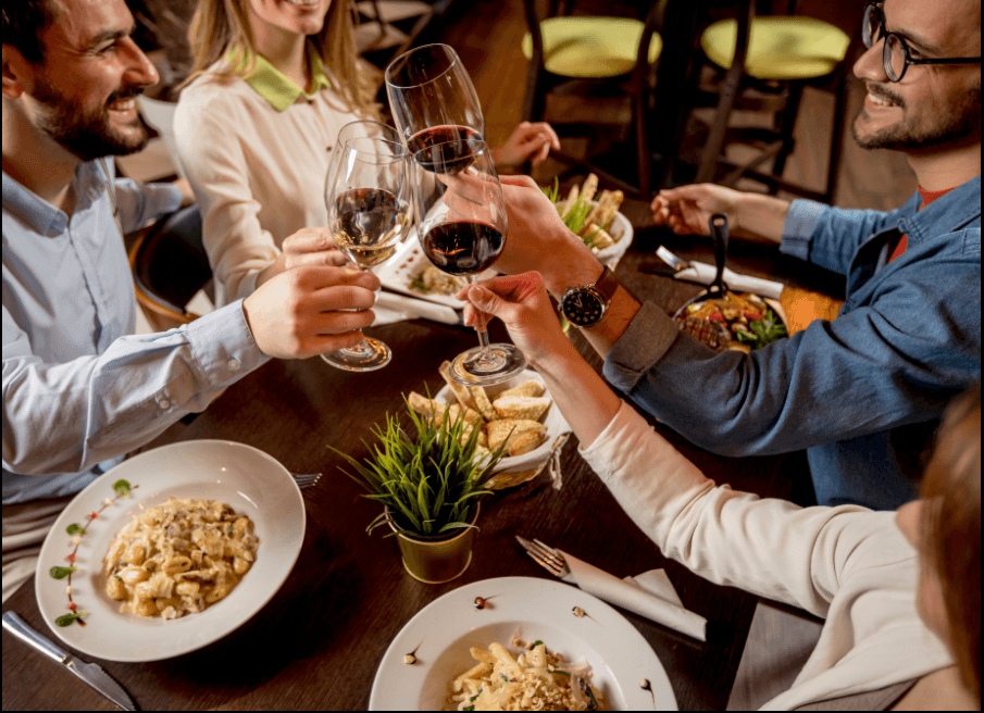 Professional networking dinner